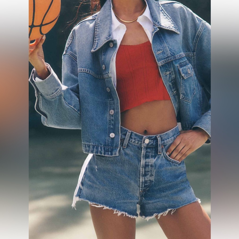 NWT! AGOLDE Parker Shorts size 32 (14)